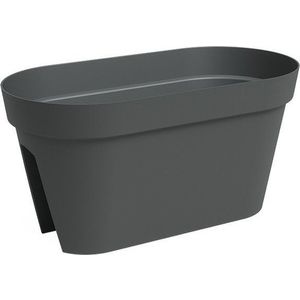 Závěsný truhlík na zábradlí z recyklovaného plastu 60 cm Capri – Artevasi obraz