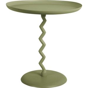 Kovový kulatý odkládací stolek ø 40 cm Zig Zag – Leitmotiv obraz