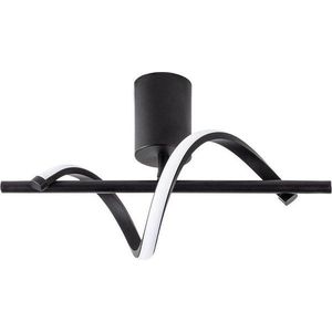 Černé LED stropní svítidlo ø 7 cm Likma – Opviq lights obraz