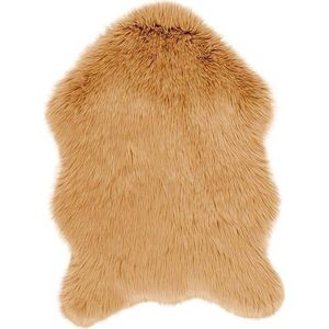 Hnědá umělá kožešina Tiseco Home Studio Sheepskin, 60 x 90 cm obraz