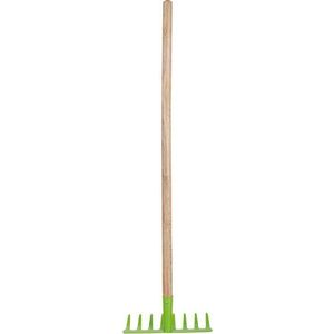 Zelené dětské hrabičky z jedlového dřeva Esschert Design Gardener obraz