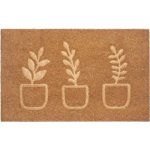 Rohožka z kokosového vlákna 75x45 cm Flowerpot - Hanse Home obraz