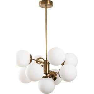 Závěsné svítidlo v bílo-zlaté barvě Opviq lights Mudoni obraz