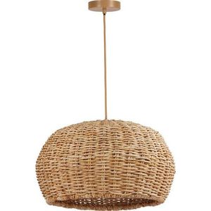 Ratanové závěsné svítidlo SULION Nest, výška 150 cm obraz