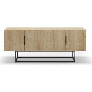 TV stolek v dekoru dubu v přírodní barvě 140x55 cm Titan – Marckeric obraz