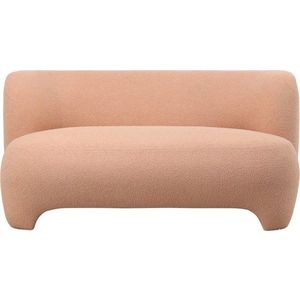 Pohovka z textilie bouclé v béžové a světle hnědé barvě 142 cm Ardor – Leitmotiv obraz