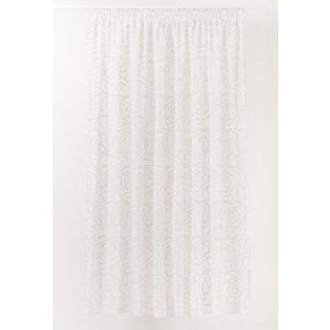 Bílo-šedá záclona 140x245 cm Amanda – Mendola Fabrics obraz
