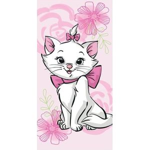 Růžová bavlněná dětská osuška 70x140 cm Marie Cat – Jerry Fabrics obraz
