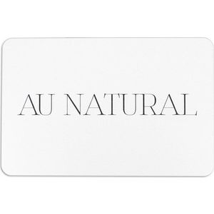 Bílá koupelnová předložka z křemeliny 39x60 cm Au Natural – Artsy Doormats obraz