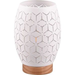 Bílá stolní lampa (výška 21 cm) Bidar – Trio obraz