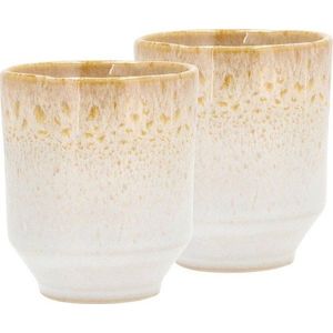 Krémové hrnky na espresso z kameniny v sadě 2 ks 80 ml Styles – Villa Collection obraz