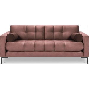 Růžová sametová pohovka Cosmopolitan Design Bali obraz