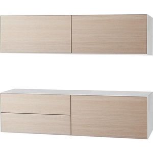 Nízká komoda v dekoru dubu v sadě 2 ks 180x46 cm Edge by Hammel - Hammel Furniture obraz