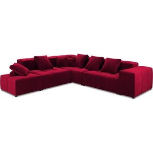 Červená sametová rohová pohovka (variabilní) Rome Velvet - Cosmopolitan Design obraz