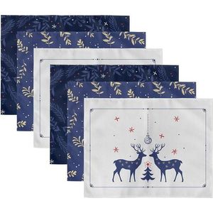 Vánoční látkové prostírání 6 ks 35x45 cm Six Ame Servis - Mila Home obraz