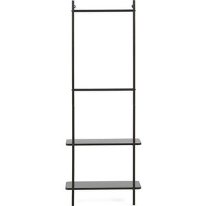 Černý nástěnný kovový set do předsíně Kave Home Galatia obraz
