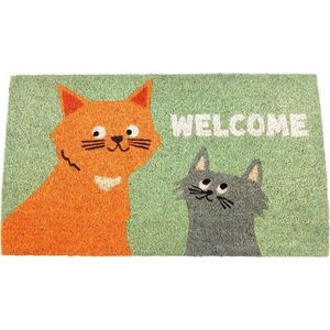 Rohožka z kokosového vlákna 73x43 cm Nine Lives – Rex London obraz