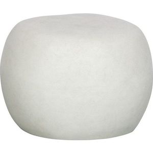 Bílý kulatý konferenční stolek ø 50 cm Pebble – vtwonen obraz