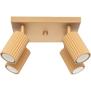 Stropní svítidlo ve zlaté barvě 25x25 cm Gleam – Nice Lamps obraz