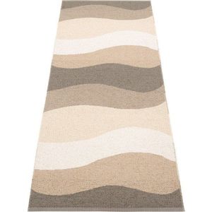 Hnědo-béžový vnitřní a venkovní běhoun 70x200 cm Urvi Earth – Pappelina obraz