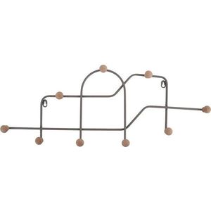 Šedý kovový nástěnný věšák 71 cm Maze – PT LIVING obraz
