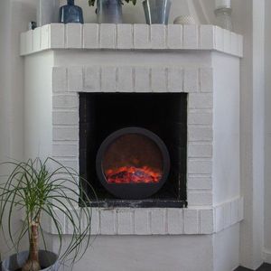 Světelná LED dekorace s imitací plamene Star Trading Fireplace, šířka 36 cm obraz