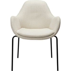 Krémové křeslo z textilie bouclé Zimmer – DAN-FORM Denmark obraz