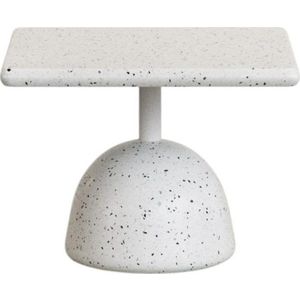 Bílý terrazzo konferenční stolek 48x48 cm Saura – Kave Home obraz