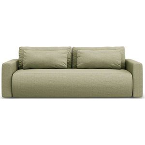 Zelená rozkládací pohovka s úložným prostorem 238 cm Belfast – Cosmopolitan Design obraz