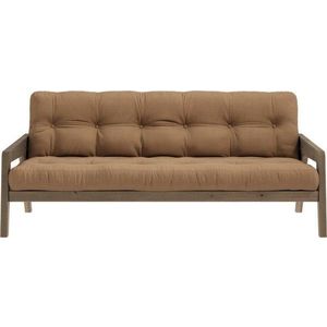 Hnědá rozkládací pohovka 204 cm Grab - Karup Design obraz