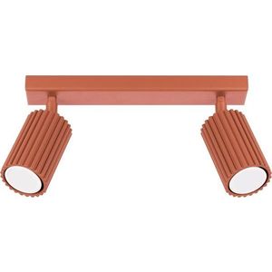 Stropní svítidlo v cihlové barvě 6, 5x30 cm Gleam – Nice Lamps obraz