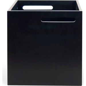 Černý úložný box ke knihovně TemaHome Berlin obraz