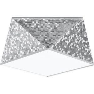 Stropní svítidlo ve stříbrné barvě 25x25 cm Koma – Nice Lamps obraz