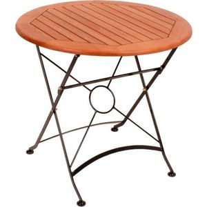 Kulatý zahradní jídelní stůl ø 80 cm Vienna – Garden Pleasure obraz