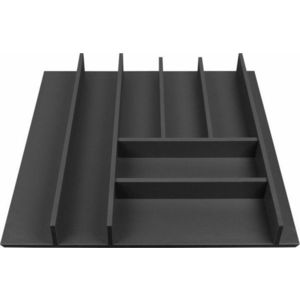 Černý příborník do zásuvky 48 x 47 cm Wood Line – Elletipi obraz