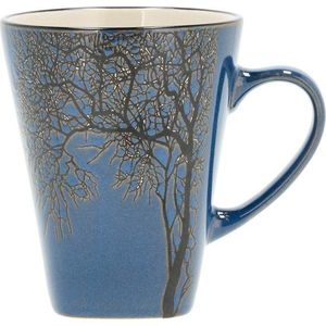 Modrý hrnek z kameniny 350 ml Hela – Villa Collection obraz