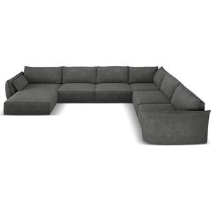 Šedá rohová pohovka (pravý roh) Vanda – Mazzini Sofas obraz