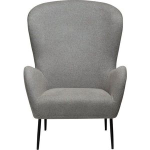 Světle šedé křeslo z textilie bouclé Glam – DAN-FORM Denmark obraz