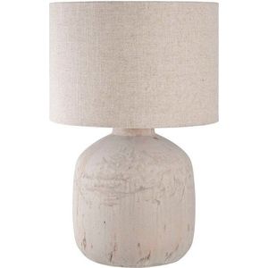 Krémová stolní lampa s textilním stínidlem (výška 46, 5 cm) Bilby – House Nordic obraz