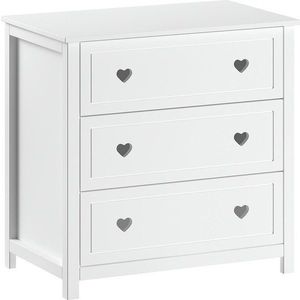 Bílá dětská komoda 90x89x57 cm Amori – Vipack obraz