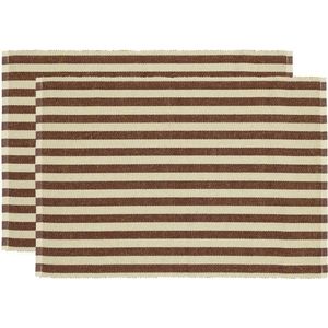 Prostírání v sadě 2 ks s příměsí juty 33x48 cm Statement Stripe – Södahl obraz