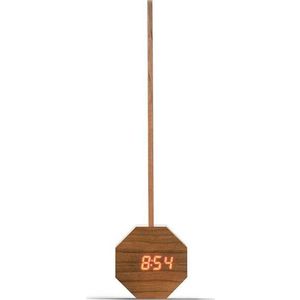 Tmavě hnědá LED stolní lampa v dekoru třešně (výška 39, 5 cm) Octagon One – Gingko obraz