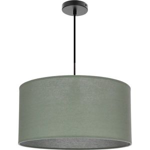 Zelené závěsné svítidlo s textilním stínidlem ø 40 cm Shanti – Candellux Lighting obraz