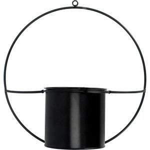 Černý nástěnný držák na květináč Esschert Design Planter obraz