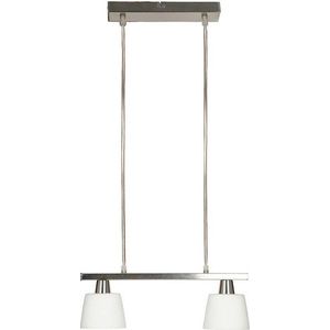 Bílé stropní svítidlo se skleněným stínidlem 40x11 cm Hybryda – Candellux Lighting obraz