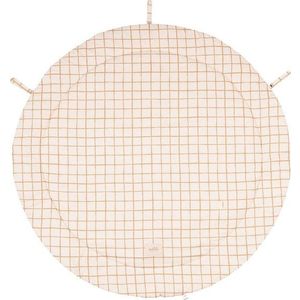 Béžová dětská hrací podložka Camel Check – Malomi Kids obraz