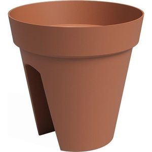 Závěsný květináč na zábradlí z recyklovaného plastu ø 30 cm Capri – Artevasi obraz