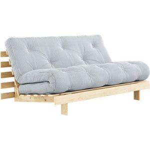 Bílá/světle modrá rozkládací pohovka 160 cm Roots – Karup Design obraz