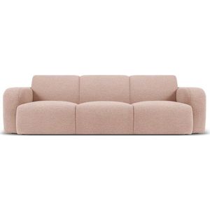 Růžová pohovka z textilie bouclé 235 cm Molino – Micadoni Home obraz