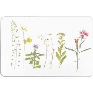 Bílá koupelnová předložka z křemeliny 39x60 cm – Artsy Doormats obraz